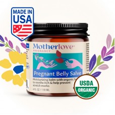 Motherlove Pregnant Belly Salve (4oz) | Stretch Mark Cream l Made in USA | Organic
